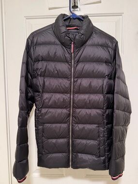 Tommy Hilfiger Black Quilted Puffer Coat